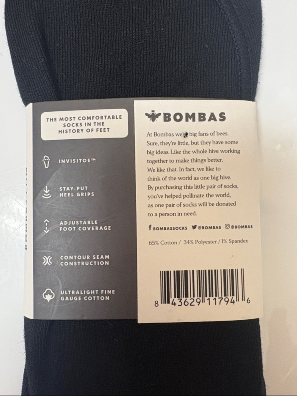 🌟HP🌟Set of 5 Bombas Low-Cut No-Show Socks - Picture 3 of 9